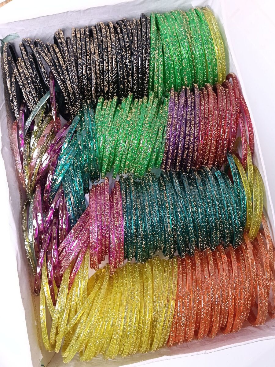 Chamak Glitter Bangle Set