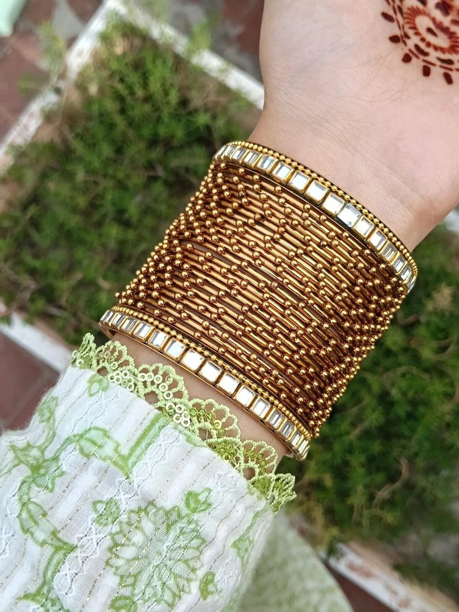Honey Dotted Bangles