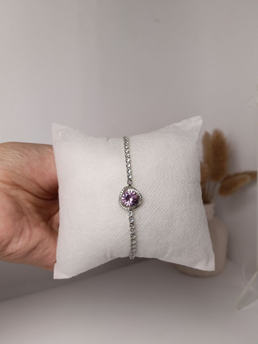 Pink Halo Bracelet