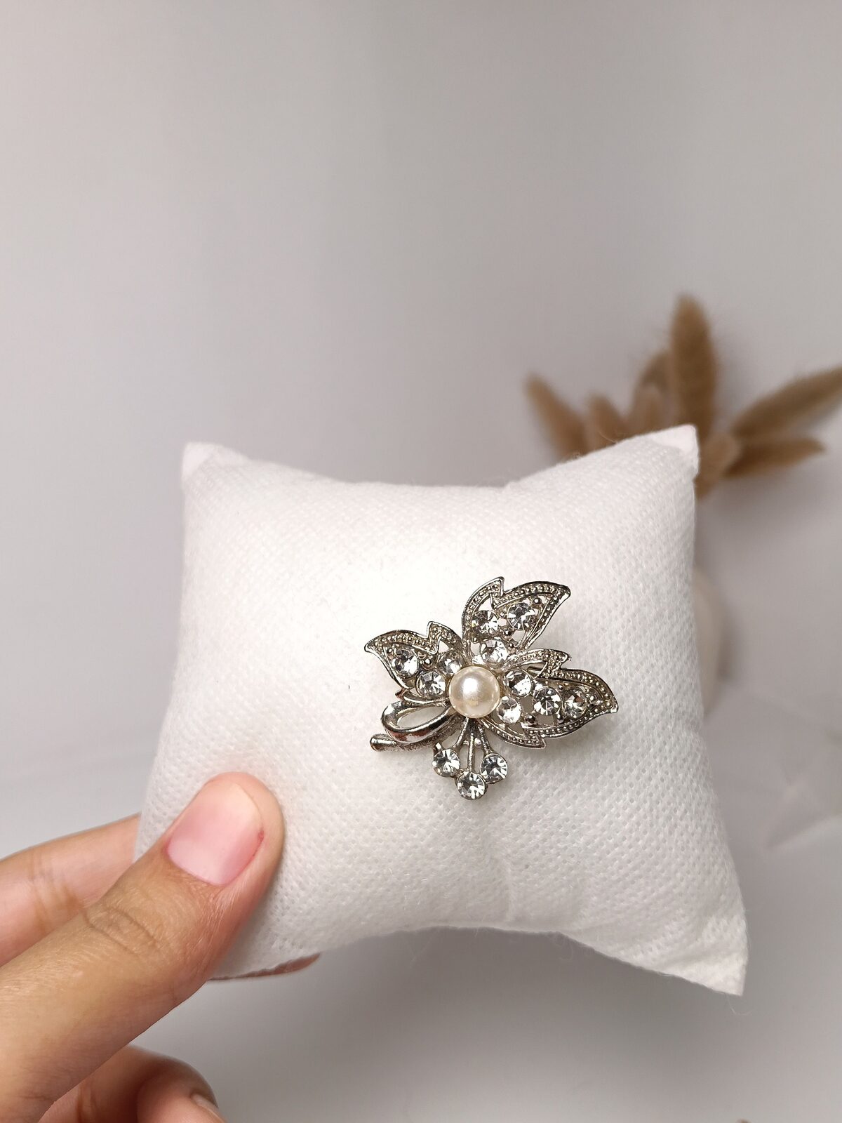 Titli Pearl Brooch
