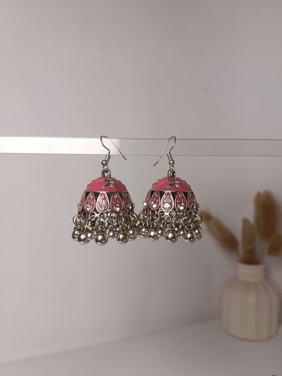Gulabi Meena Jhumka
