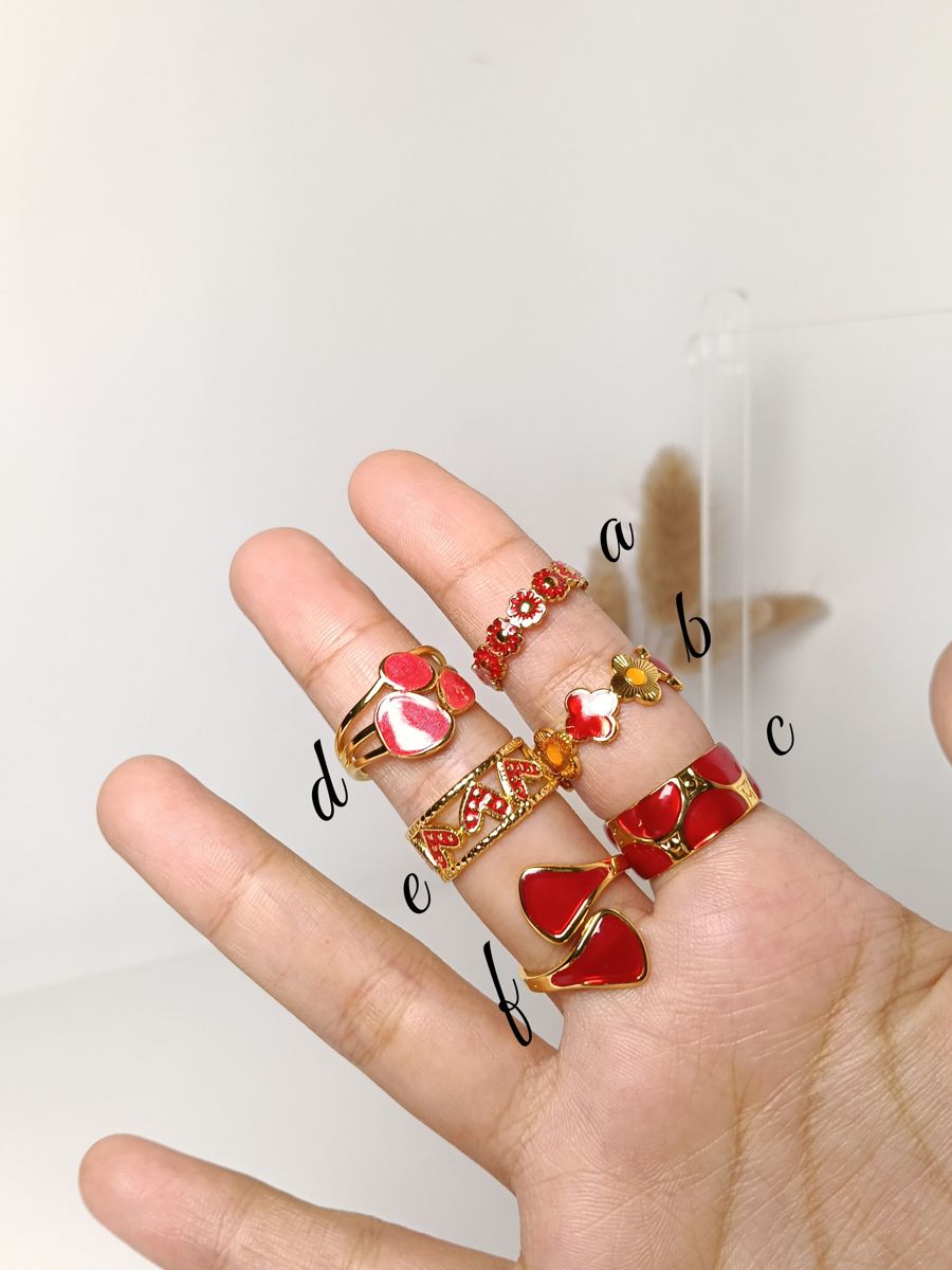 Laal Rose Ring