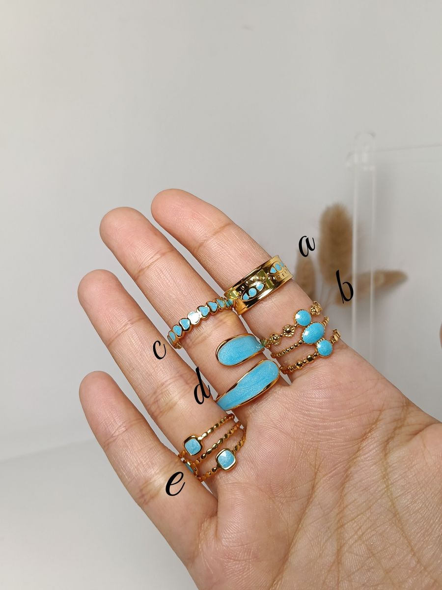Aasmani Blue Ring