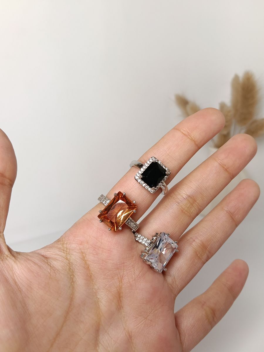 Zirconium Stone Ring